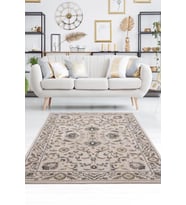 Safir Modern Salon ve Oturma Odası Halısı - Gri