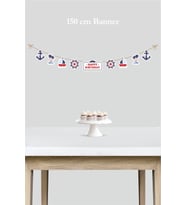 Denizci Temalı Büyük Banner *Kalın Kağıt 150cm