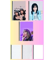 Lisa A4 defter 3 adet çizgili + kareli + çizgisiz büyük boy 21*29 cm süper set