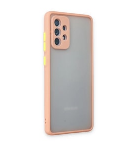Samsung Galaxy A52 Kılıf Montreal Silikon Kapak - Pembe