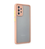 Samsung Galaxy A52 Kılıf Montreal Silikon Kapak - Pembe