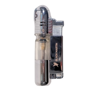 Black Martin Tek Torch Pürmüz Gümüş Puro Çakmağı - TR9286
