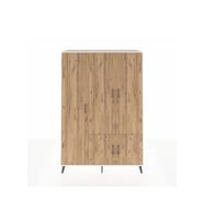 Hyperion Gardrop 7 Raflı 5 Kapaklı Tek Askılı 132x44x195 Aytaşı-Çam