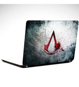 Assasins Kırmızı Laptop Sticker 17 inch (39X27CM)