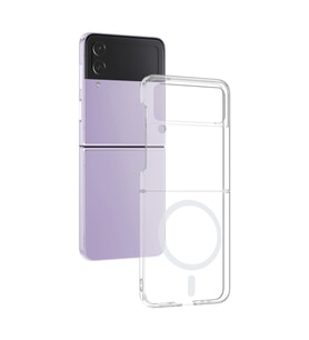 Samsung Galaxy Z Flip 4 Kılıf Magsafe Özellikli Şık Sert ve İnce London Premium PC Kapak