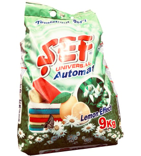 Şef Matik Deterjan Limon Kokulu 9 Kg