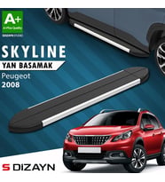 S-Dizayn Peugeot 2008 Skyline Aluminyum Yan Basamak 173 Cm 2013-2019 A+ Kalite