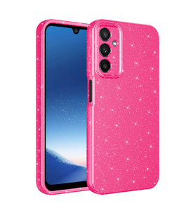 Samsung Galaxy A25 Uyumlu Kılıf Kamera Korumalı Simli Lüks Zore Koton Kapak