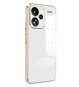 Newface Xiaomi Redmi Note 13 Pro Plus Kılıf Volet Silikon - Beyaz