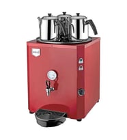 Remta Jumbo Çay Makinesi 40 litre 3 demlik dahil Kırmızı