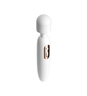 Modern Masaj Wand Vibratör Beyaz