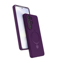 Samsung Galaxy S26 Ultra Regal Magsafe Standlı Kapak - Derin Mor