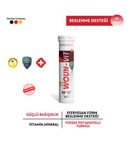 Actomins Woun-Vit 20 Efervesan Tablet (Beyaz)