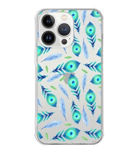 PrintiFy Apple iPhone 13 Pro Max Uyumlu Nazar Boncuğu 3 Baskılı Şeffaf Köşe Korumalı Antişok Kılıf