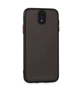 Samsung Galaxy J7 Pro / J730 Kılıf Montreal Silikon Kapak - Siyah