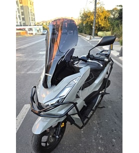 MOTOCAM Honda PCX Ön Cam 2021-2024 Model 65cm Siyah Renkli 4mm