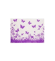 Bigpoint Çıtçıtlı Dosya Kelebek Desenli Mor (236)