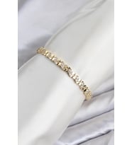 CM Model Zirkon Taşlı VIP Seri Gold Renk Pirinç Kadın Bileklik