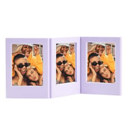 Instax Mini Film Uyumlu Lila 3'lü Mıknatıslı Fotoğraf Çerçeve Seti
