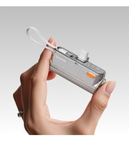 Sharge Flow Mini - Kompakt ve Hızlı Taşınabilir Powerbank - Gümüş