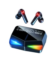 M28 Bluetooth Kulaklıklar: Oyun/müzik Çift Mod, 65ms Gecikme, Cvc8.0 Gürültü Azaltma, 2000mah Şarj Kutusu, Bt5.1, Dokunmatik Kontrol Siyah