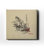 İstanbul Sultan Ahmet  Canvas Tablo ETK110