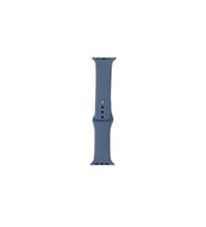 Apple Watch 7 41mm Uyumlu Band Serisi Klasik Kordon Silikon Strap Kayış (Koyu Lila)