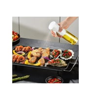 Yemeklik Yağ Spreyi Airfryer Yağdanlık Zeytinyağı Ve Limon Yağı Sprey Şişesi Beyaz