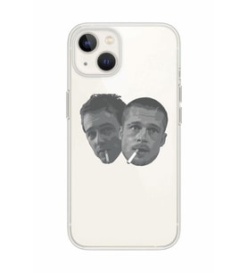 Iphone 14 Plus Uyumlu Fight Club Desenli Şeffaf Telefon Kılıfı