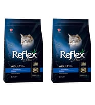 Reflex Plus Somon Balıklı Yetişkin Kedi Maması 1,5 Kg 2'Li Set