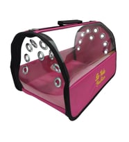 La Vista Lüx Flaybag Kedi, Küçük Köpek Taşıma Çantası 43-26-27Cm 1300Gr Pembe