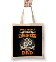 Vintage Some People Call Me A Engineer The Most Important Call Me Dad Bez Çanta Uzun Saplı