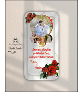 Kişiye Özel Duvar Saati (Ahşap)