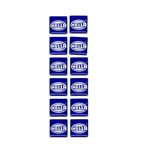 Hella Damla Sticker 2 Cm Genişliğinde 12'li Far Iç Dekor Için Hella Damla Sticker