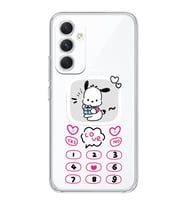 Samsung Galaxy A24 Uyumlu Kawaii Köpek Tasarımlı Şeffaf Telefon Kılıfı