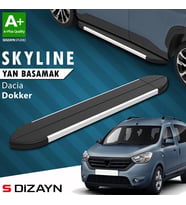 S-Dizayn Dacia Dokker Skyline Aluminyum Yan Basamak 203 Cm 2012 Üzeri A+ Kalite