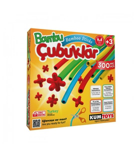 5462 KumToys, Bambu Çubuklar - 300 parça / +3 yaş