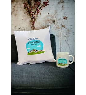 Veteriner Hekim Kupa Bardak ve Yastık Set 004 (Beyaz)