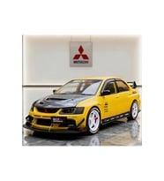 Hobbiez World Mitsubishi Lancer Evolution Sarı 1/24 Model Araba
