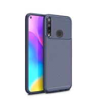 Huawei P40 Lite E Kılıf Esnek Soft Karbon Tasarım Legion Serisi (Lacivert)