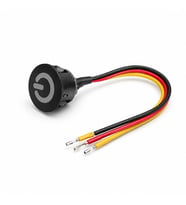 PM-30854 24V DC 13mm Gömme Dokunmatik LED Dimmer Kontrolcüsü Switch Buton Siyah