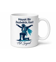 Gari Demeden Duramayan Egeli Arkadaşa Zeybek Esprili Ege Ruhu Kupa Bardak Hediye