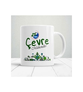 Kişiye Özel Çevre Mühendisi Baskılı Kupa