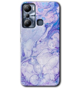 İnfinix Hot 20i Kılıf HD Desen Baskılı Kılıf - Spots Lilac