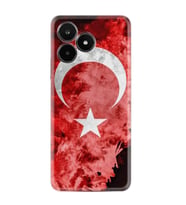 C53 Kılıf Resimli Desenli Baskılı Silikon Şanlı Türk Bayrağı 1315
