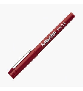 ARTLINE EK-200N FINE LINE PEN 0.4 MM RED