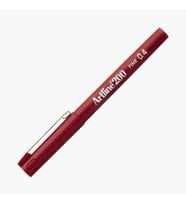 ARTLINE EK-200N FINE LINE PEN 0.4 MM RED