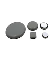 Sandalye Koltuk Keçesi Teflon Plastik Yapışkanlı 38 Mm.-8 Adet