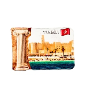 Tunus Temalı Sütun Magnet (Karışık)
