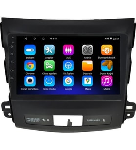 Mitsubishi Outlander 9 inç Android Navigasyon ve Multimedya Sistemi 2008-2012
